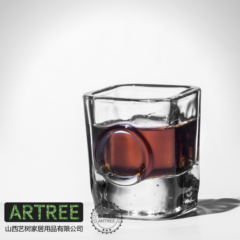 Artree藝樹 定製壓製方形50ml小號白酒杯列紅酒杯促銷批發工廠,批發,進口,代購