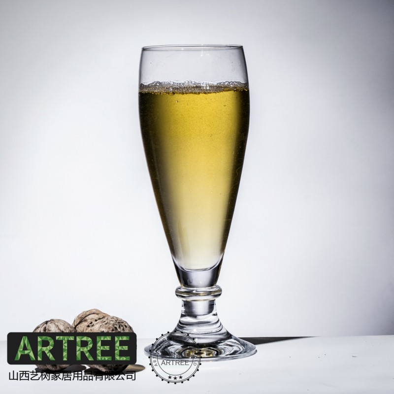 Artree藝樹 人工吹製玻璃奶昔杯飲料杯高腳啤酒杯定製工廠,批發,進口,代購