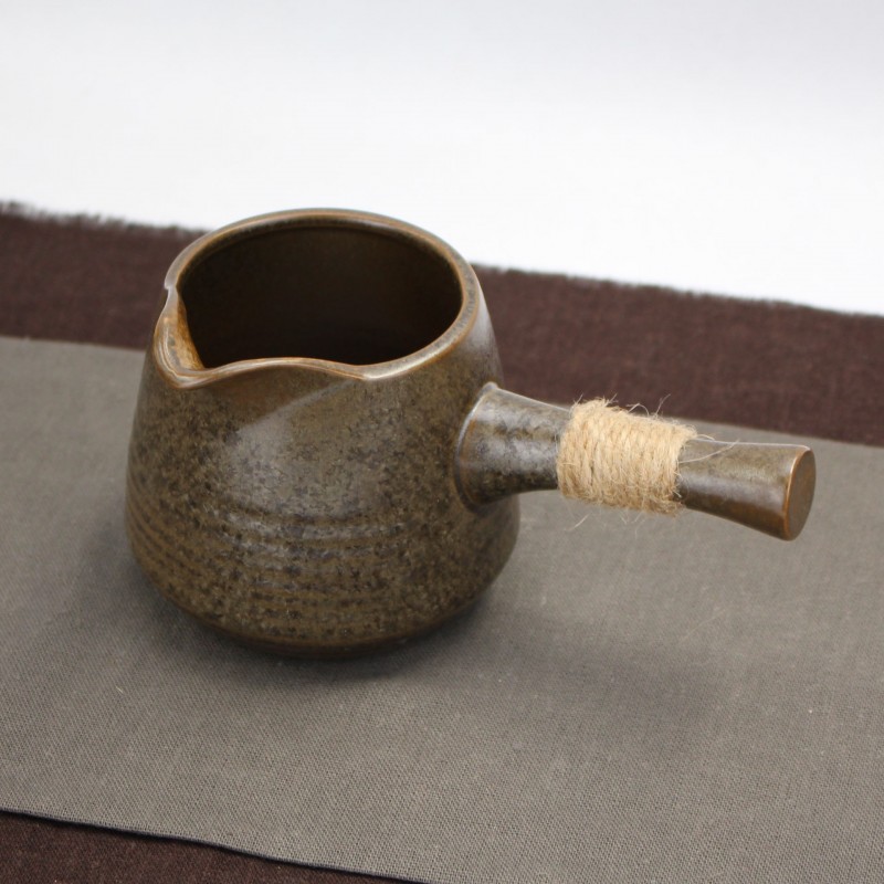 仿古玄紋公道杯 側把分茶器茶海公杯景德鎮陶瓷功夫茶具批發・進口・工廠・代買・代購