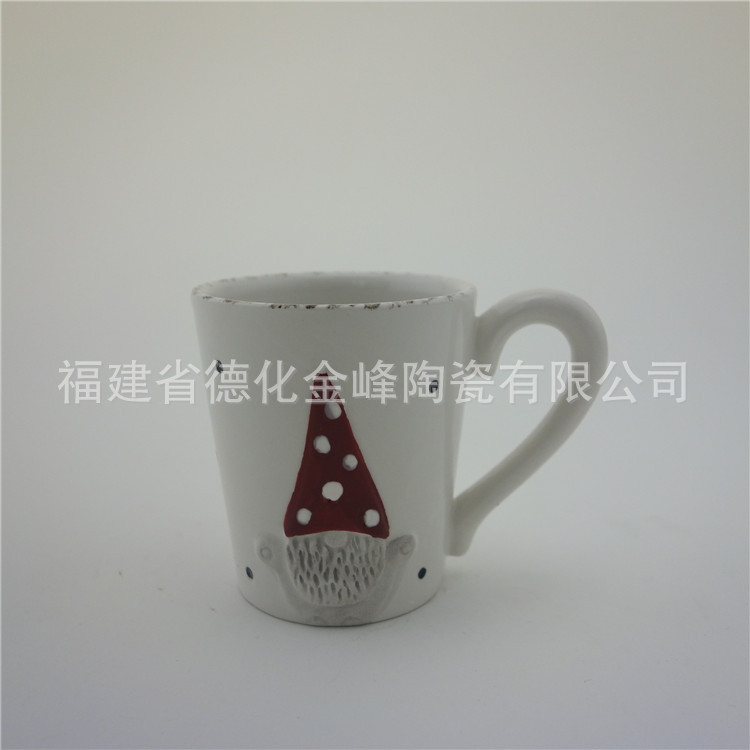 聖誕老人咖啡杯 陶瓷水杯 創意傢居用品 外貿原單 廠傢直銷工廠,批發,進口,代購