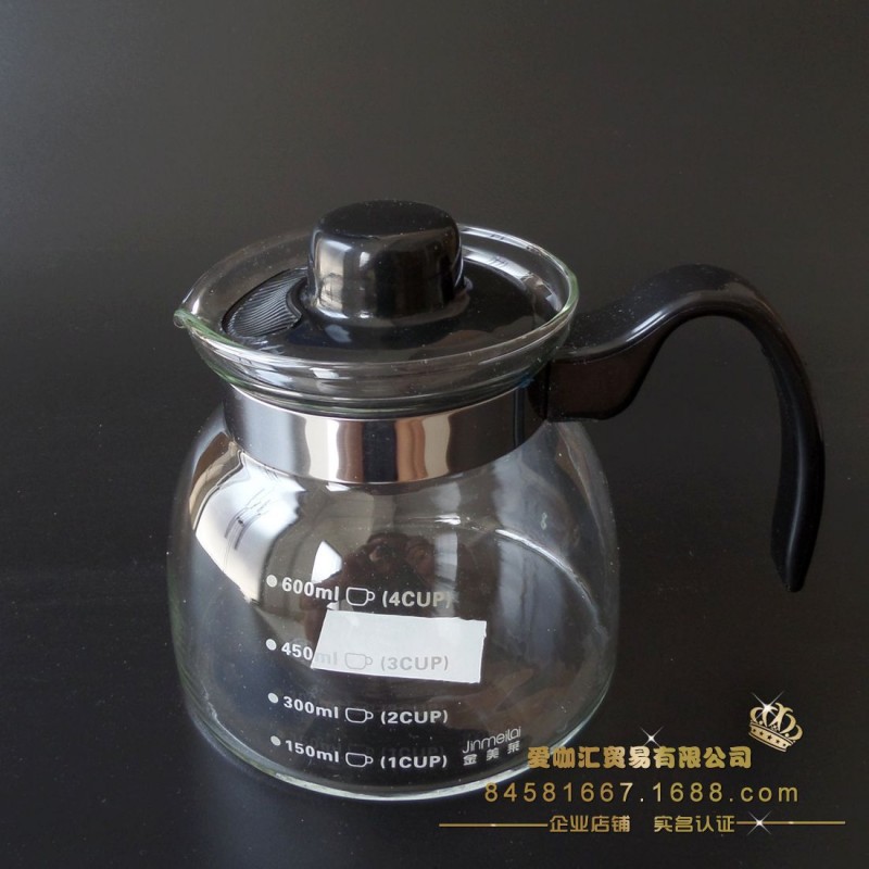 玻璃咖啡器具 分享 可愛壺 花茶壺 耐高溫手沖咖啡壺 水壺 700ml工廠,批發,進口,代購