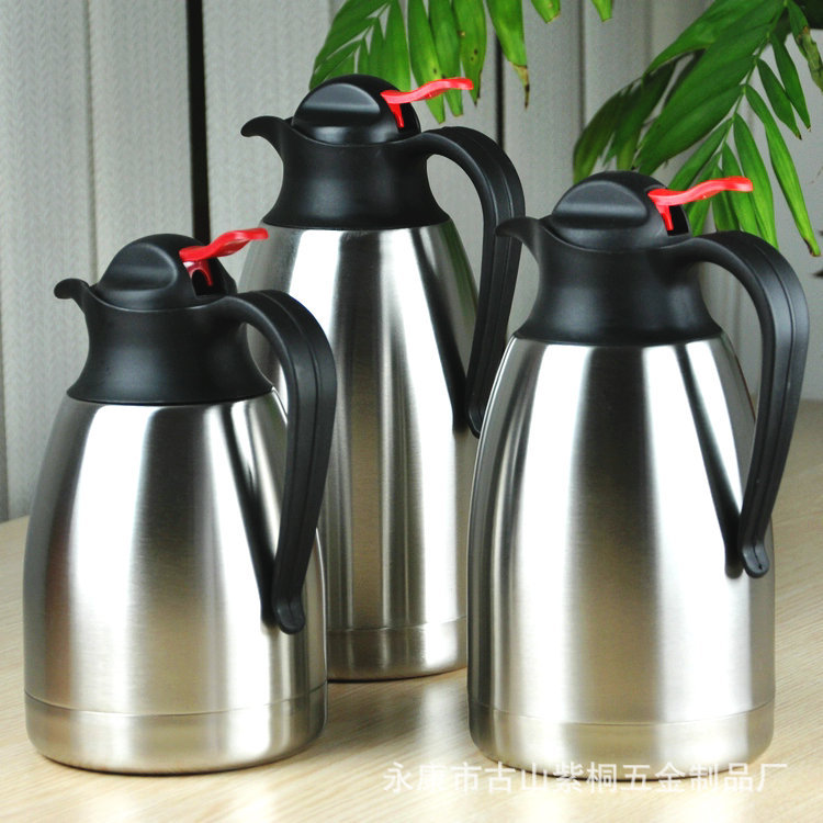 批發雙層不銹鋼高真空咖啡壺 傢用鴨嘴壺 創意禮品定製保溫壺工廠,批發,進口,代購