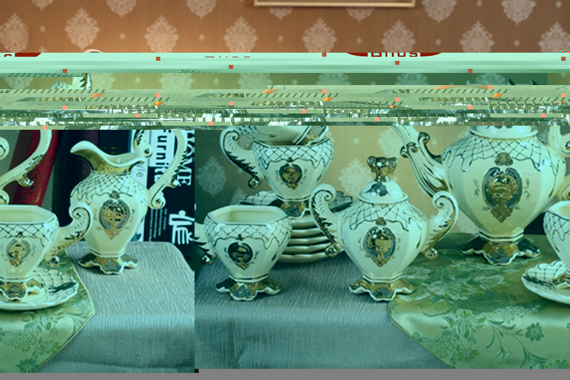 歐式宮廷創意奢華咖啡杯手工描金陶瓷套裝 15頭英式茶具工廠,批發,進口,代購