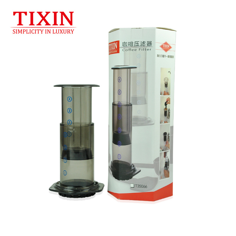 TIXIN/梯信 咖啡壓濾器 便攜式好樂壓手沖咖啡壺 法壓壺傢用工廠,批發,進口,代購