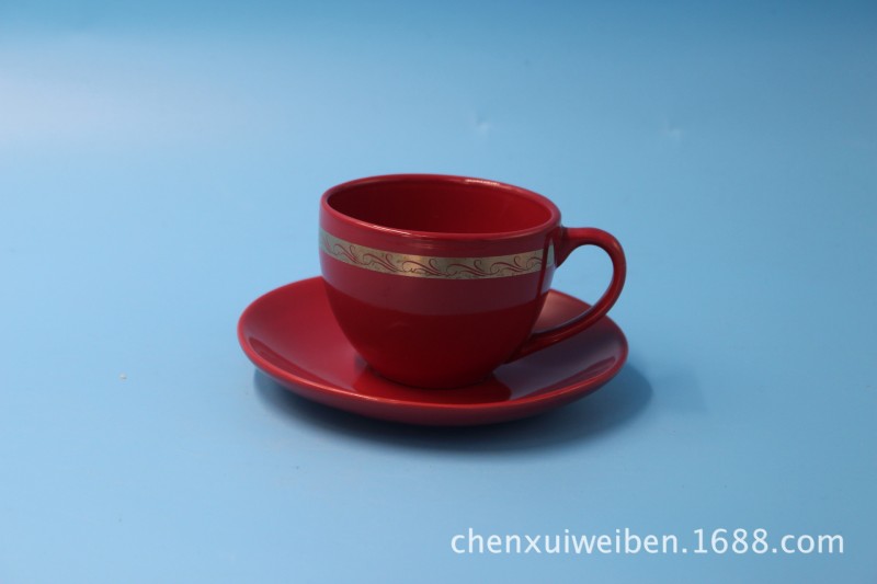 工廠價格直銷優質色釉咖啡杯碟 創意杯碟  可加個性LOGO批發・進口・工廠・代買・代購