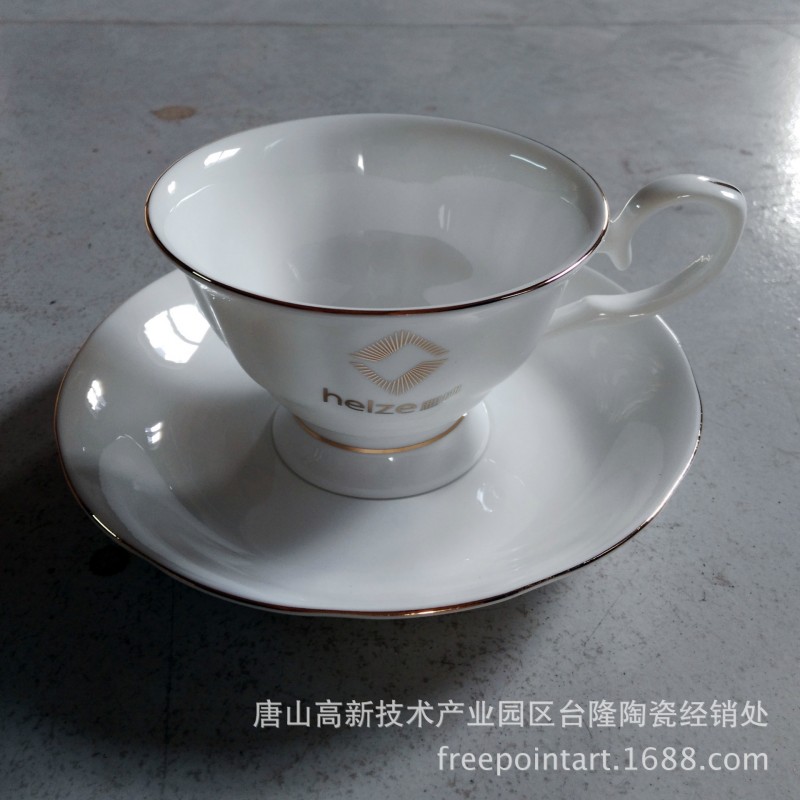 唐山骨質瓷廠傢直銷正品英式咖啡杯碟套裝 和協置業定製禮品瓷工廠,批發,進口,代購