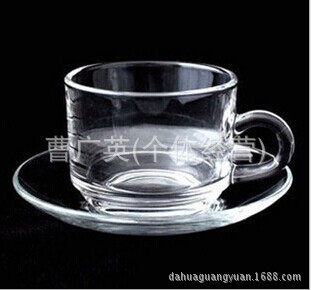 特價 歐式簡約玻璃咖啡杯套裝/透明花茶杯/時尚奶茶杯工廠,批發,進口,代購