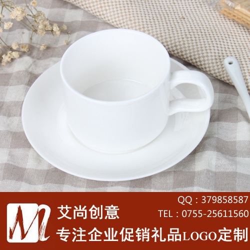 陶瓷廠傢生產廣告咖啡杯套裝 外銷咖啡杯 骨瓷杯 支持LOGO印刷批發・進口・工廠・代買・代購