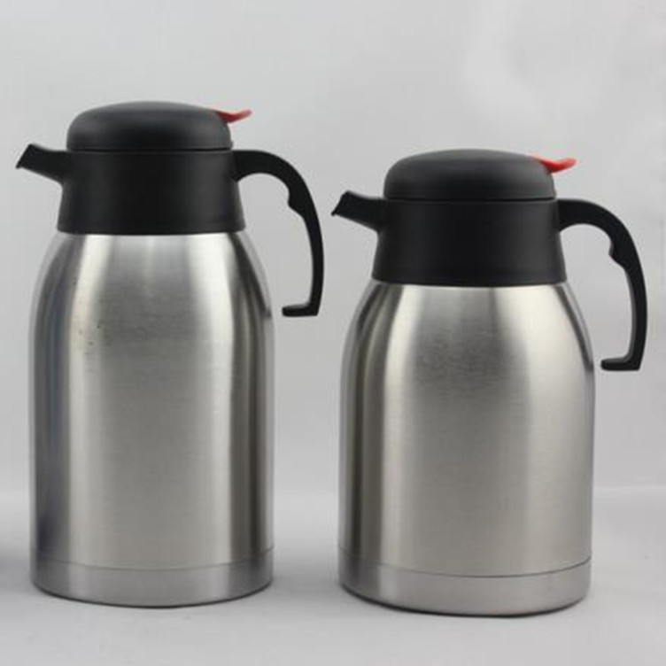 特價促銷雙層不銹鋼咖啡壺高檔歐式咖啡壺廣告禮品壺杯暖水瓶工廠,批發,進口,代購