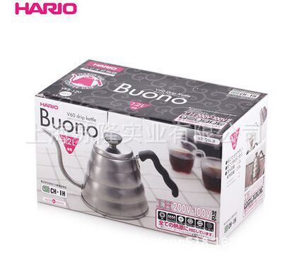 不銹鋼細口壺 可加熱雲朵手沖咖啡壺、日本HARIO VKB-120HSV工廠,批發,進口,代購