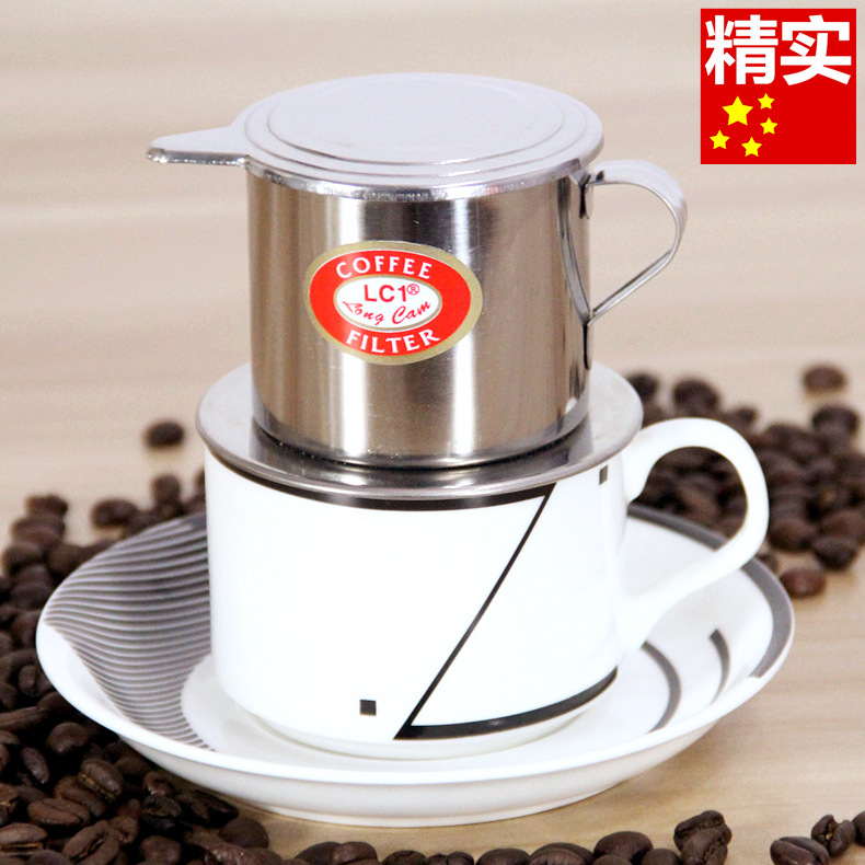 不銹鋼越南咖啡壺 咖啡過濾壺 滴滴壺 過濾杯 免濾紙濾杯廠傢直銷工廠,批發,進口,代購