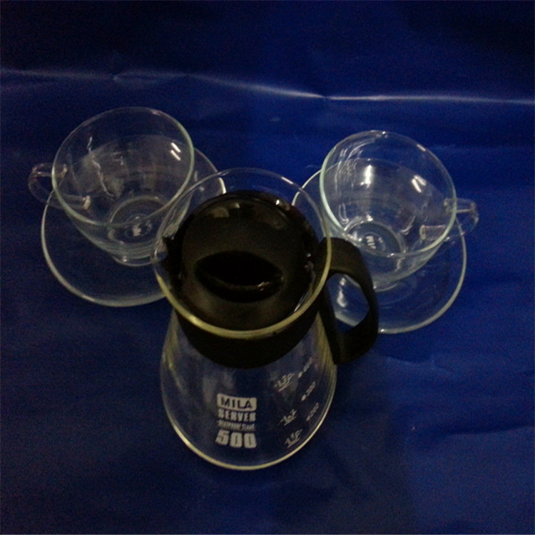 直銷透明玻璃咖啡壺套 休閒浪漫情侶咖啡時光 咖啡壺杯碟套組合批發・進口・工廠・代買・代購