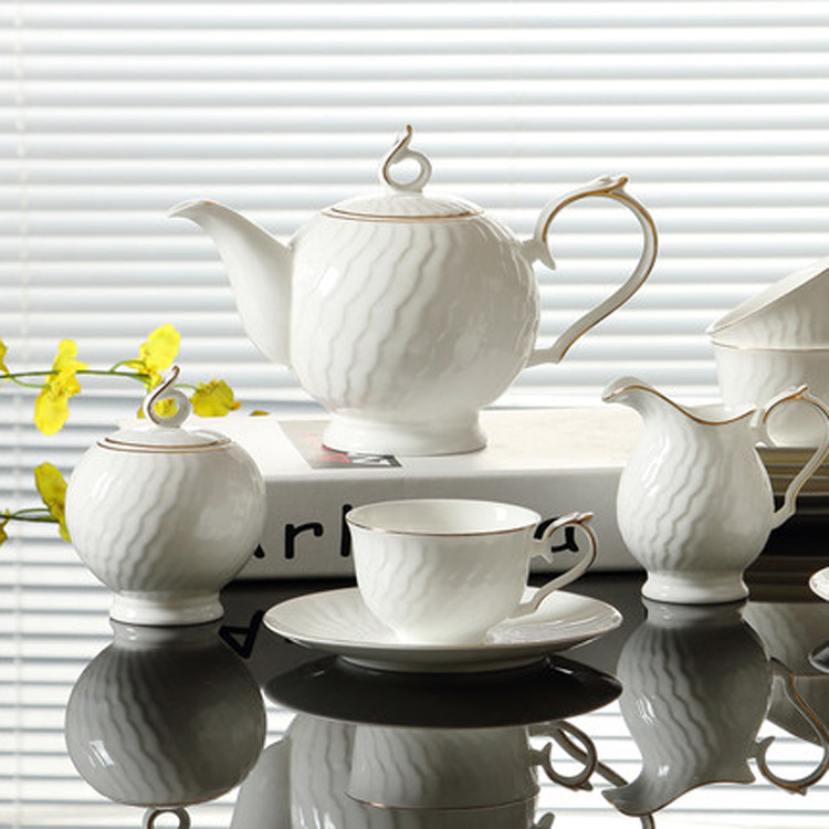 骨瓷 陶瓷咖啡杯 歐式骨瓷咖啡杯具套裝高檔描金 創意禮品定製工廠,批發,進口,代購