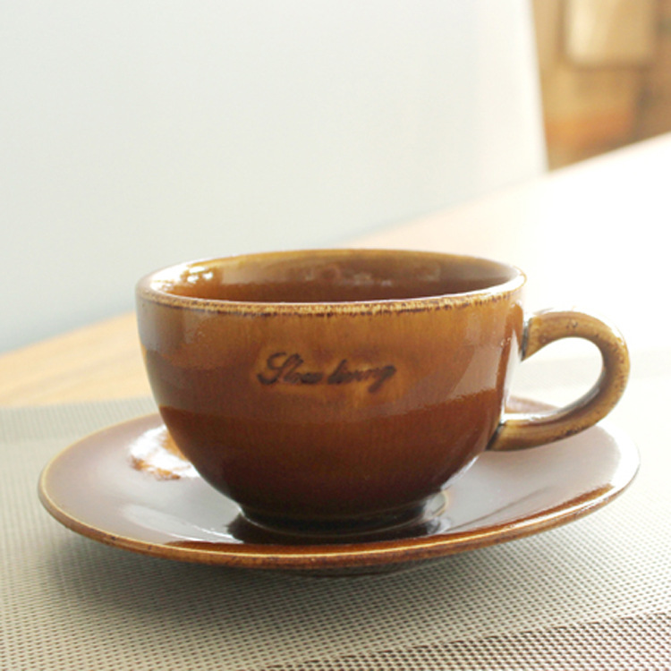 花式咖啡杯套裝碟拿鐵拉花杯卡佈基諾杯陶瓷歐式簡約創意200ml工廠,批發,進口,代購