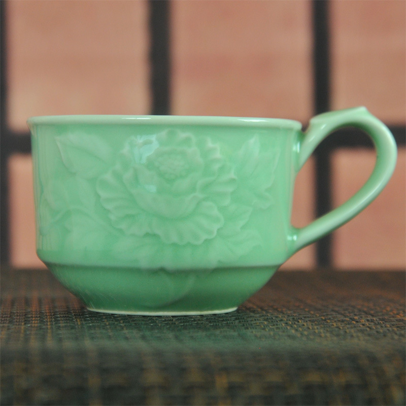 龍泉南朝青瓷 陶瓷精品咖啡杯可6隻裝套裝 創意禮品 批發工廠,批發,進口,代購