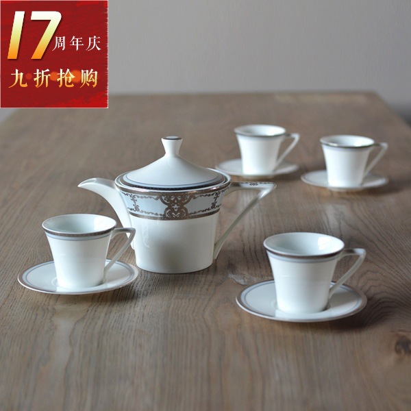 咖啡具套裝 陶瓷結婚禮品 歐式咖啡杯套裝 骨瓷英式下午茶具套裝工廠,批發,進口,代購