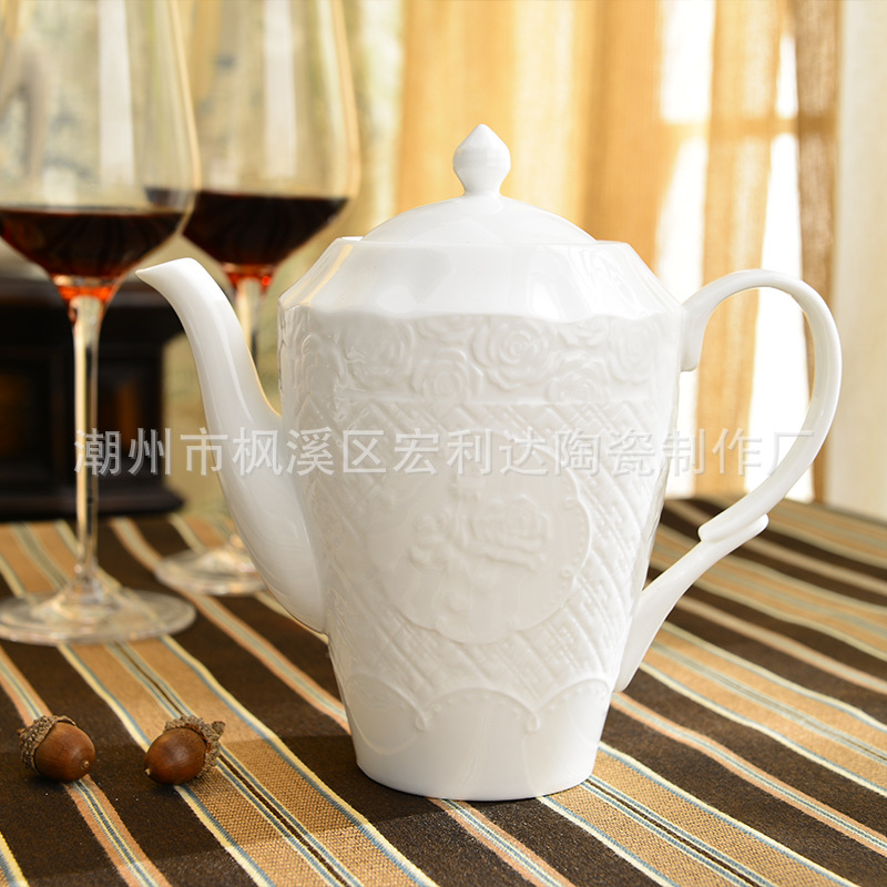 歐式下午茶具組合 玫瑰咖啡杯具套裝 高檔陶瓷茶壺茶杯批發・進口・工廠・代買・代購