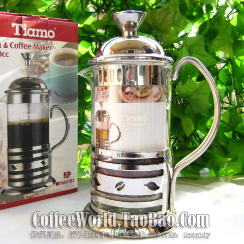 Tiamo新歐風沖茶器 咖啡壺 法壓壺 濾壓壺 過濾咖啡器2人份批發・進口・工廠・代買・代購