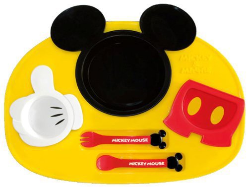 日本製原裝進口錦化成Disney米奇-米妮兒童餐具餐盤套裝可批發批發・進口・工廠・代買・代購