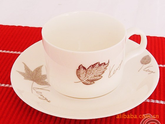 供應銀色浪漫咖啡具 咖啡碟 咖啡杯 咖啡壺 杯子 禮品瓷咖啡套裝批發・進口・工廠・代買・代購