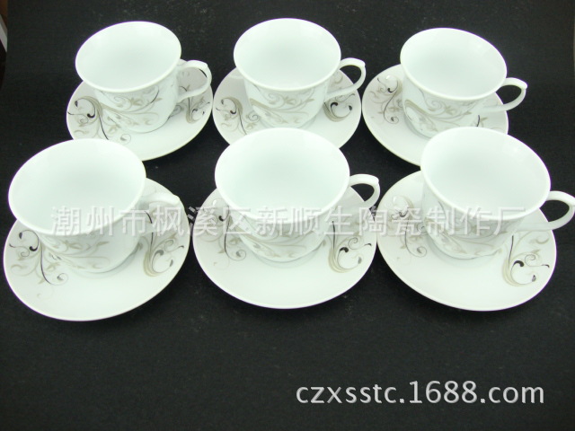 廠傢長期批發供應 咖啡杯碟套裝 陶瓷咖啡杯碟 歐式杯碟批發・進口・工廠・代買・代購