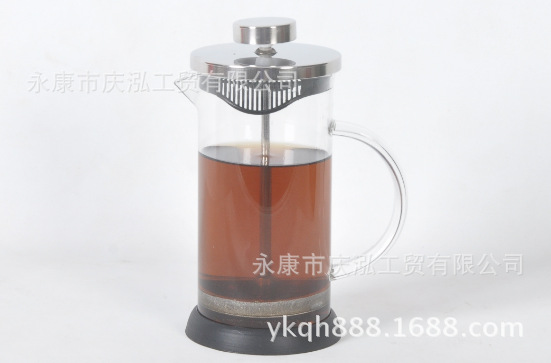 不銹鋼法壓壺 咖啡杯 茶壺 高硼矽玻璃沖茶器批發・進口・工廠・代買・代購