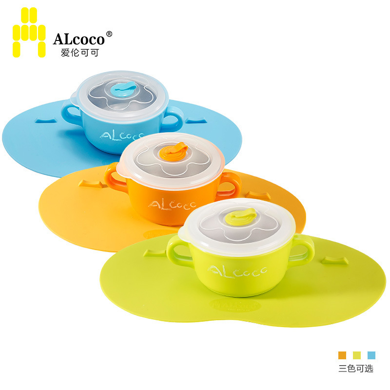 英國ALcoco 兒童不銹鋼碗吸盤 兒童餐具 嬰兒餐具 兒童碗 寶寶碗工廠,批發,進口,代購