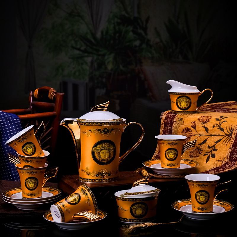 歐式咖啡杯套裝 茶具咖啡具英式下午茶18頭高檔骨瓷杯具結婚送禮批發・進口・工廠・代買・代購
