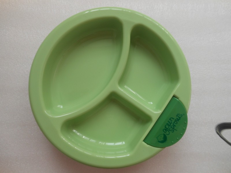 美國小綠芽保溫碗 吸盤碗嬰兒餐具寶寶輔食幼兒童餐盤分格批發・進口・工廠・代買・代購