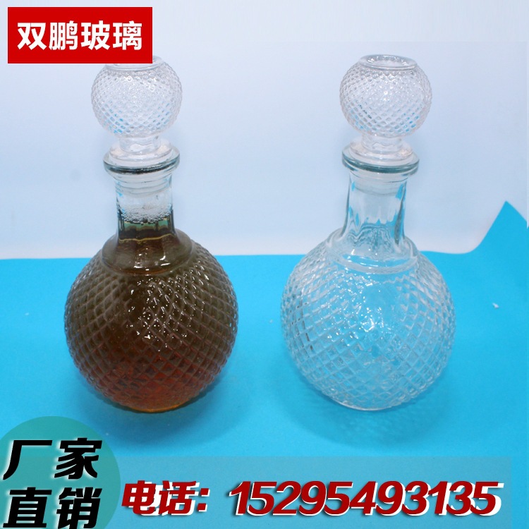 批發 玻璃紅酒瓶 圓鉆石酒瓶 醒酒器 白酒玻璃瓶 分酒器 加工定製批發・進口・工廠・代買・代購