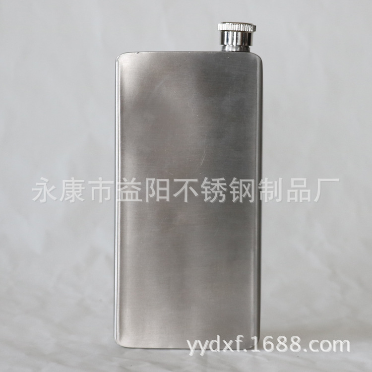 2016年新款“精鋼俠” 方形酒壺，10oz 方形酒壺 ，磨砂酒壺工廠,批發,進口,代購