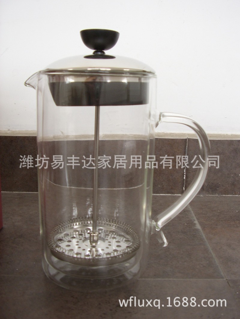 供應  雙層咖啡壺 雙層咖啡沖茶器批發・進口・工廠・代買・代購