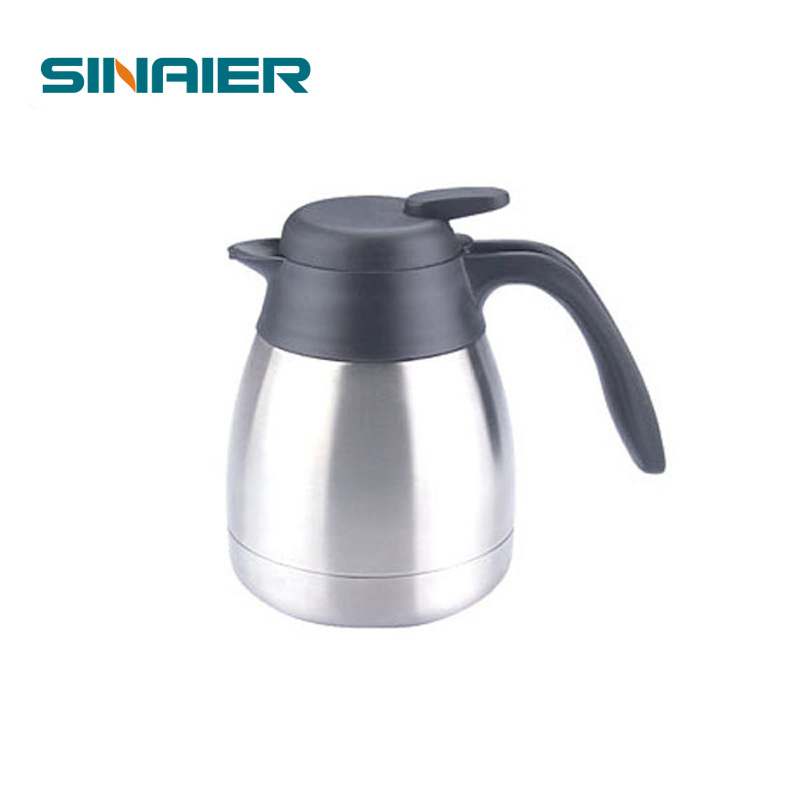 2015年廠傢熱銷雙層不銹鋼高品質咖啡壺HY-CP-04批發・進口・工廠・代買・代購