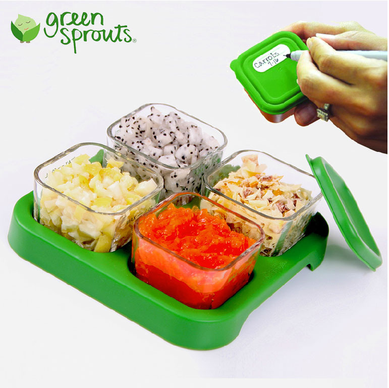 Green Sprouts 小綠芽嬰兒輔食玻璃保鮮盒 美國進口批發・進口・工廠・代買・代購
