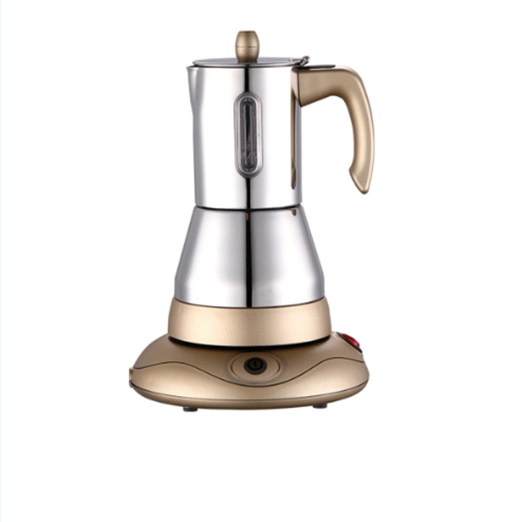 2014新款不銹鋼摩卡壺 意式咖啡壺 半自動傢用電熱摩卡壺 MOKA批發・進口・工廠・代買・代購