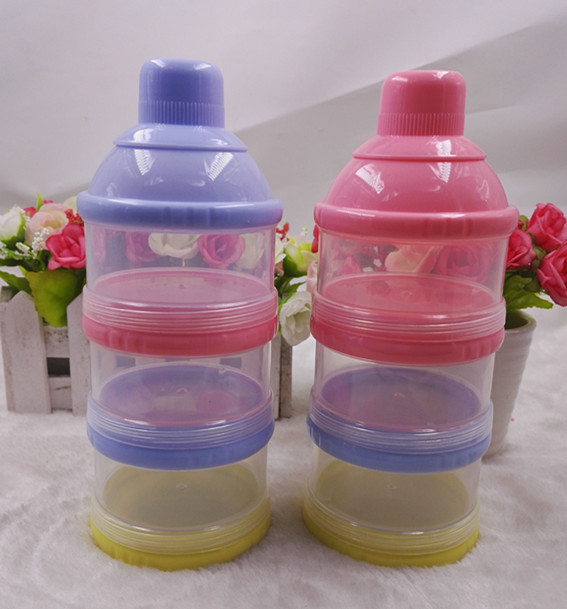 獨立三層奶粉格 嬰兒用品可分拆便攜式奶粉格盒 安全材質奶粉格批發・進口・工廠・代買・代購