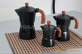 供應黑色,樹紋手柄,鋁製咖啡壺批發・進口・工廠・代買・代購