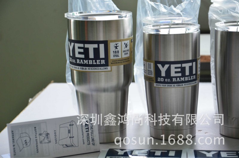 廠傢開模YETI原裝雙層不銹鋼保溫杯304材料30oz，20oz 定製logo工廠,批發,進口,代購