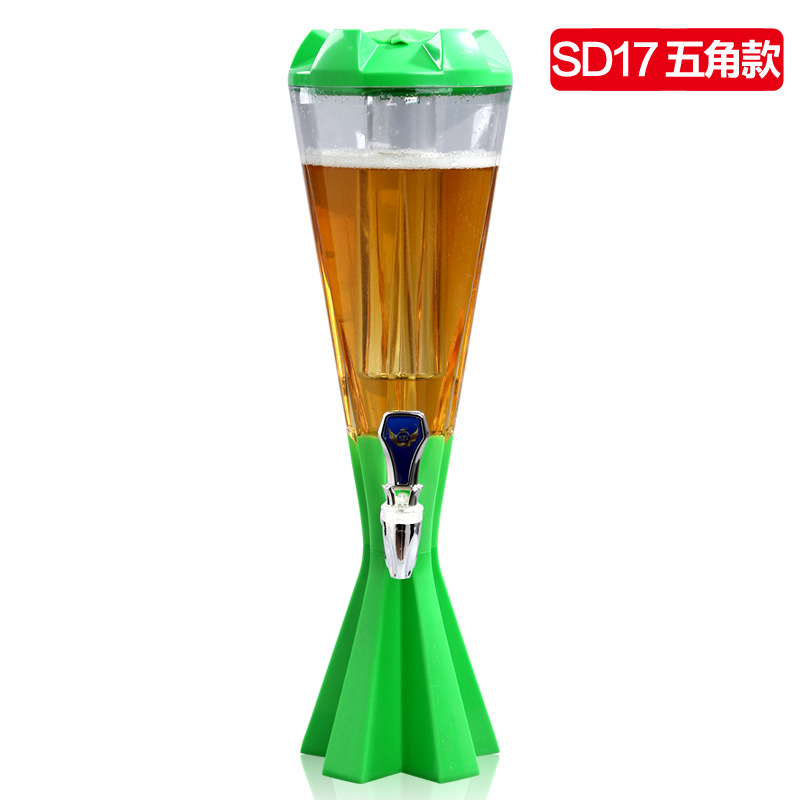 SD17 新款酒塔 1.5L酒炮  紮啤酒桶 紮啤機分酒器 發光酒具工廠,批發,進口,代購