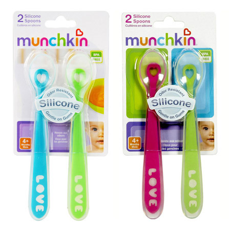 滿趣健 munchkin 矽膠勺 2個裝 顏色隨機發批發・進口・工廠・代買・代購