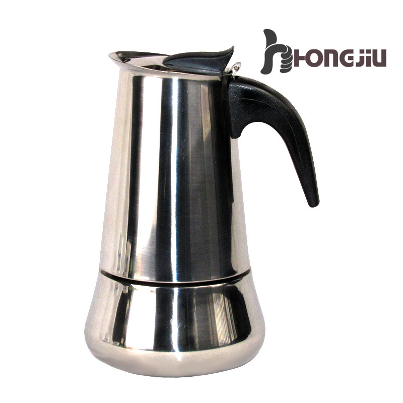 HONGJIU 摩卡咖啡壺 摩卡壺 咖啡壺 不銹鋼 咖啡器具 九人分批發・進口・工廠・代買・代購