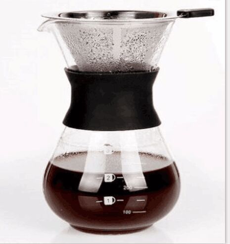 免濾紙不銹鋼雙層過濾網 滴濾式咖啡壺 分享壺 手沖咖啡壺工廠,批發,進口,代購