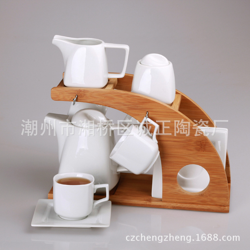 廠傢直銷高級禮品傢用陶瓷茶具套裝中式茶具咖啡壺杯碟套裝工廠,批發,進口,代購