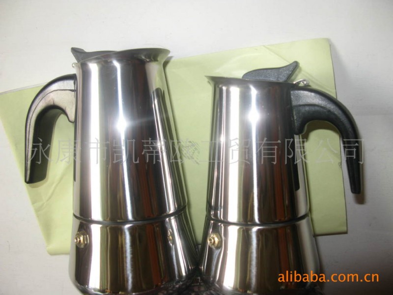 廠傢直銷外貿出口不銹鋼摩卡咖啡壺質量保證工廠,批發,進口,代購