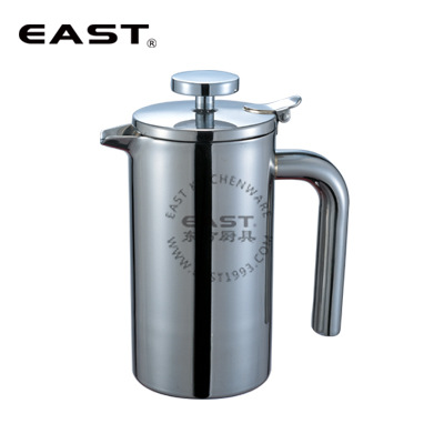不銹鋼直身雙層咖啡壺【EAST東方廚具】工廠,批發,進口,代購