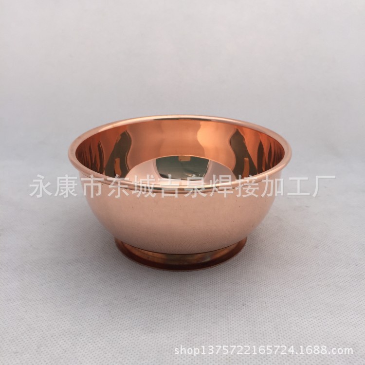 自產自銷銅碗銅勺 純銅加厚紫銅碗 純手工銅餐具銅飯碗工廠,批發,進口,代購