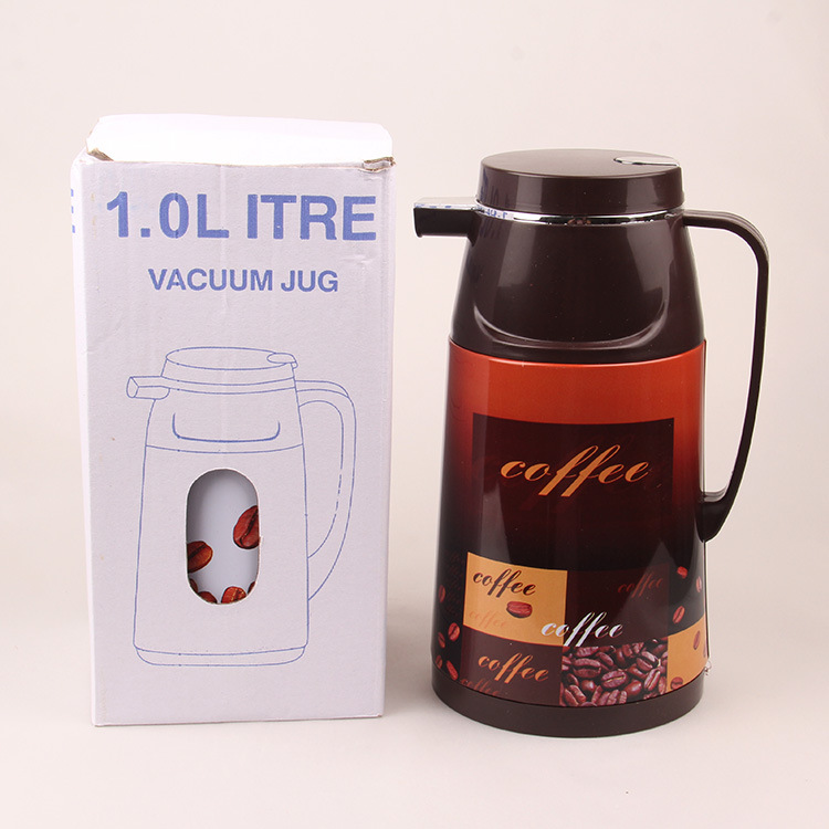 1L塑料保溫壺  咖啡壺 開水瓶 vacuum jug  贈品熱水壺工廠,批發,進口,代購