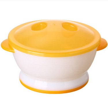 【買一贈一】日康 雙耳碗嬰兒餐具帶蓋防塵保溫帶手柄碗RK-3801批發・進口・工廠・代買・代購