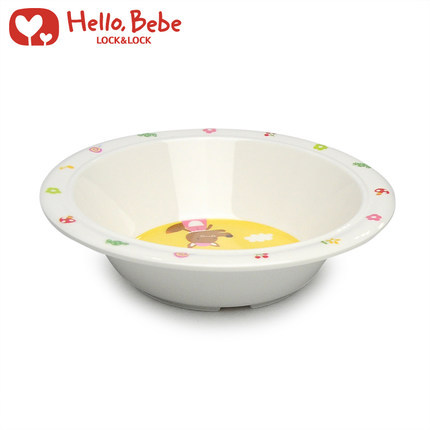 韓國正品樂扣hello bebe密胺幼兒童寶寶餐具離乳輔食深碗LBB459工廠,批發,進口,代購