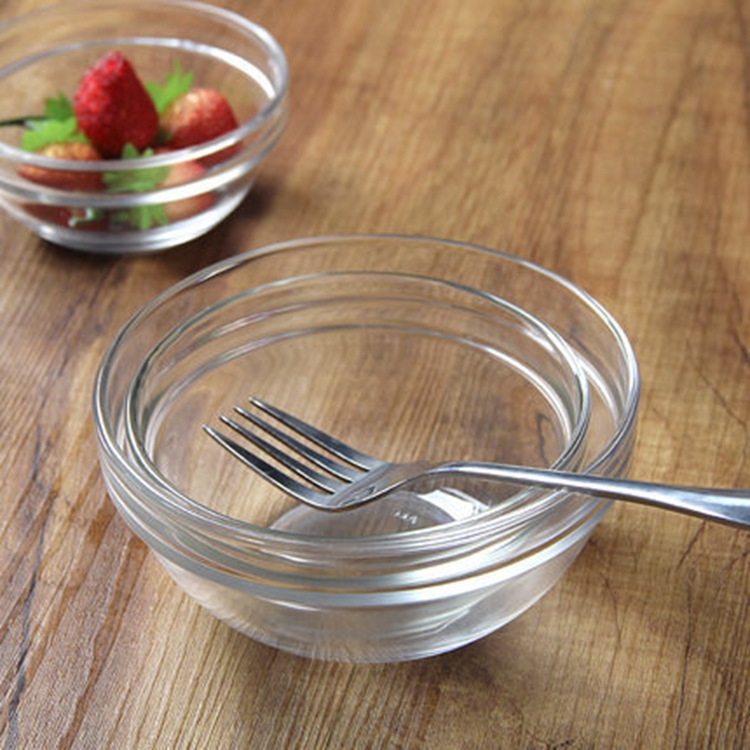 可疊水果沙拉碗 透明玻璃碗 湯碗 餐具 水果盤批發・進口・工廠・代買・代購